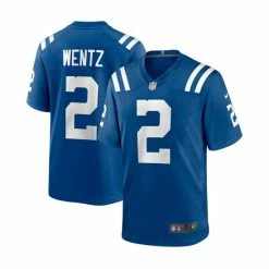 Deals 🛒 Nike Youth Boys And 👧 Girls Carson Wentz Royal Indianapolis Colts Game Jersey ✨