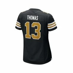 New 🎁 Nike 👩 Women's Michael Thomas Black New Orleans Saints Alternate Game Jersey 🔔 -Outlet Nike Store unnamed file 1031