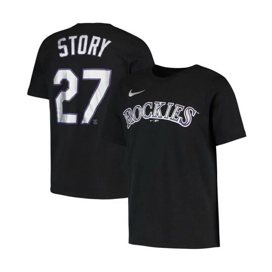 Coupon ๐ Nike Youth Big Boys Trevor Story Black Colorado Rockies Player Name And Number T-Shirt โค๏ธ 3 Coupon ๐ Nike Youth Big Boys Trevor Story Black Colorado Rockies Player Name And Number T-Shirt โค๏ธ