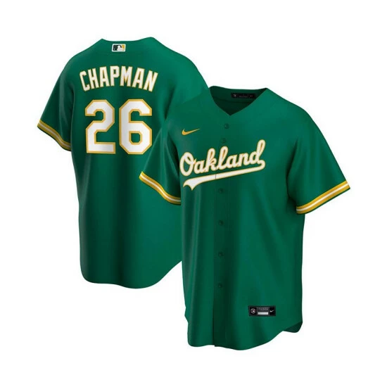 Budget 😀 Nike Youth Big Boys Matt Chapman Kelly Green Oakland Athletics Alternate Replica Player Jersey ⭐ 3 Budget 😀 Nike Youth Big Boys Matt Chapman Kelly Green Oakland Athletics Alternate Replica Player Jersey ⭐