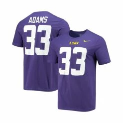 New 👏 Nike Men's Jamal Adams Purple LSU Tigers Alumni Name Number T-shirt 🧨