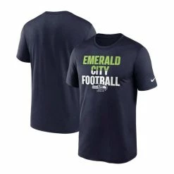 Best reviews of โญ Nike Men's Big And Tall College Navy Seattle Seahawks Legend Local Phrase Performance T-shirt ๐