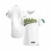 Wholesale 🧨 Nike Men's White Oakland Athletics Home Authentic Team Jersey 🎁