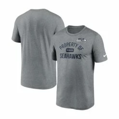 Cheapest 🎉 Nike Men's Heathered Charcoal Seattle Seahawks Property Of Legend Performance T-Shirt Heather Charcoal 🎁