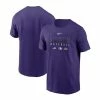 Best Sale 🎁 Nike Men's Purple Colorado Rockies Authentic Collection Team Performance T-shirt 👍 -Outlet Nike Store unnamed file 1143