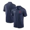 New 🎁 Nike Men's Navy Cleveland Indians Team Logo Franchise Performance Polo 😀 -Outlet Nike Store unnamed file 1156