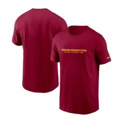 Budget ๐ฅฐ Nike Men's Burgundy Washington Football Team Primary Wordmark T-shirt ๐