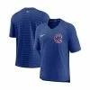 Discount 🎁 Nike Men's Royal Chicago Cubs Authentic Collection Pregame Performance V-Neck T-shirt 🤩 -Outlet Nike Store unnamed file 1187