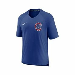 Discount 🎁 Nike Men's Royal Chicago Cubs Authentic Collection Pregame Performance V-Neck T-shirt 🤩 -Outlet Nike Store unnamed file 1189
