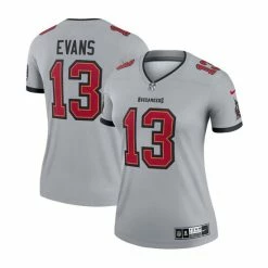 Cheap 😀 Nike 👩 Women's Mike Evans Gray Tampa Bay Buccaneers Inverted Legend Jersey 👍