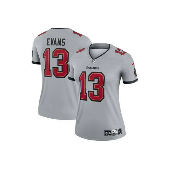 Cheap ๐ Nike ๐ฉ Women's Mike Evans Gray Tampa Bay Buccaneers Inverted Legend Jersey ๐ 4 Cheap ๐ Nike ๐ฉ Women's Mike Evans Gray Tampa Bay Buccaneers Inverted Legend Jersey ๐ - Image 2