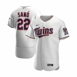 Buy 👏 Nike Men's Miguel Sano White Minnesota Twins Home Authentic Player Jersey 🧨