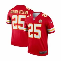 Top 10 👍 Nike Men's Clyde Edwards-Helaire Red Kansas City Chiefs Legend Jersey 💯