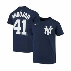 Buy ๐ฅ Nike Youth Big Boys Miguel Andujar Navy New York Yankees Player Name And Number T-Shirt ๐