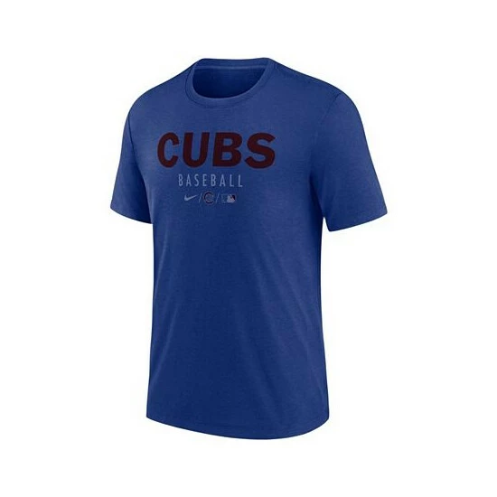 Budget ๐ Nike Men's Royal Chicago Cubs Authentic Collection Early Work Performance Tri-Blend T-shirt ๐ 4 Budget ๐ Nike Men's Royal Chicago Cubs Authentic Collection Early Work Performance Tri-Blend T-shirt ๐ - Image 2
