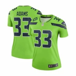 Wholesale 🌟 Nike 👩 Women's Jamal Adams Neon Green Seattle Seahawks Legend Jersey ⭐