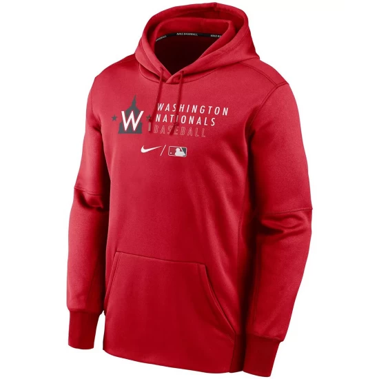 Top 10 💯 Nike Men's Red Washington Nationals Authentic Collection Logo Stack Performance Pullover Hoodie ❤️ 6 Top 10 💯 Nike Men's Red Washington Nationals Authentic Collection Logo Stack Performance Pullover Hoodie ❤️ - Image 4