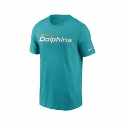 Best deal 😀 Nike Men's Aqua Miami Dolphins Team Wordmark T-shirt 👏 -Outlet Nike Store unnamed file 1245