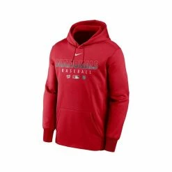Wholesale 🌟 Nike Men's Red Washington Nationals Authentic Collection Thermal Performance Pullover Hoodie ❤️ -Outlet Nike Store unnamed file 1252