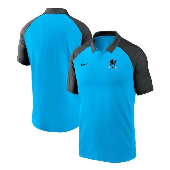 Cheapest ๐ Nike Men's Blue Miami Marlins Legacy Tri-Blend Raglan Performance Polo ๐ 3 Cheapest ๐ Nike Men's Blue Miami Marlins Legacy Tri-Blend Raglan Performance Polo ๐