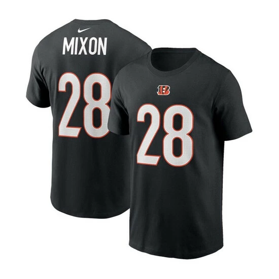 Wholesale โ Nike Men's Joe Mixon Black Cincinnati Bengals Player Name And Number T-shirt ๐ 3 Wholesale โ Nike Men's Joe Mixon Black Cincinnati Bengals Player Name And Number T-shirt ๐