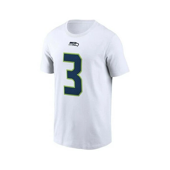 Best Pirce 👍 Nike Men's Russell Wilson White Seattle Seahawks Name And Number T-shirt 🛒 4 Best Pirce 👍 Nike Men's Russell Wilson White Seattle Seahawks Name And Number T-shirt 🛒 - Image 2
