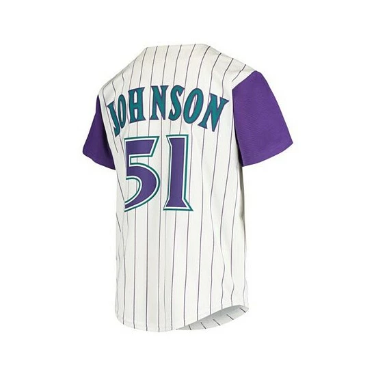 Hot Sale ๐งจ Nike Youth Boys And ๐ง Girls Randy Johnson Cream Arizona Diamondbacks Alternate Cooperstown Collection Player Jersey ๐ 4 Hot Sale ๐งจ Nike Youth Boys And ๐ง Girls Randy Johnson Cream Arizona Diamondbacks Alternate Cooperstown Collection Player Jersey ๐ - Image 2
