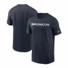 Buy 👍 Nike Men's Navy Denver Broncos Team Wordmark T-shirt ⭐ -Outlet Nike Store unnamed file 1299