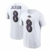 Flash Sale 🧨 Nike Men's Lamar Jackson White Baltimore Ravens Name And Number T-shirt 🛒 -Outlet Nike Store unnamed file 1302