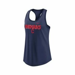 Promo 👍 Nike 👩 Women's Navy Cleveland Indians Let'S Go Racerback Performance Tank Top 😉 -Outlet Nike Store unnamed file 1322