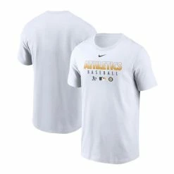 Promo ๐คฉ Nike Men's White Oakland Athletics Authentic Collection Team Performance T-shirt ๐