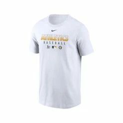 Promo 🤩 Nike Men's White Oakland Athletics Authentic Collection Team Performance T-shirt 👏 -Outlet Nike Store unnamed file 1331
