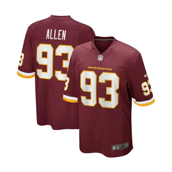 Deals โญ Nike Men's Jonathan Allen Burgundy Washington Football Team Player Game Jersey ๐ 3 Deals โญ Nike Men's Jonathan Allen Burgundy Washington Football Team Player Game Jersey ๐