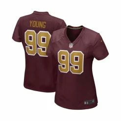 Deals 😉 Nike 👩 Women's Chase Young Burgundy Washington Football Team Alternate Game Jersey 👍