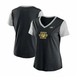 Best reviews of 🛒 Nike 👩 Women's Black Pittsburgh Pirates Cooperstown Collection Logo Tri-Blend Mid V-Neck T-shirt ✨