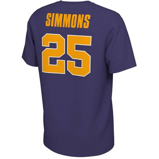 Cheap โ Nike Men's Ben Simmons Purple LSU Tigers Retro Alumni ๐ Basketball Jersey T-shirt ๐ 6 Cheap โ Nike Men's Ben Simmons Purple LSU Tigers Retro Alumni ๐ Basketball Jersey T-shirt ๐ - Image 4