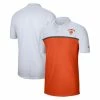 Deals 🌟 Nike Men's White, Orange Clemson Tigers Color Block Victory Performance Polo 😀