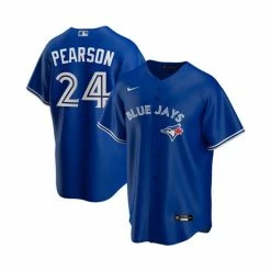 Budget โค๏ธ Nike Men's Nate Pearson Royal Toronto Blue Jays Replica Player Name Jersey โจ