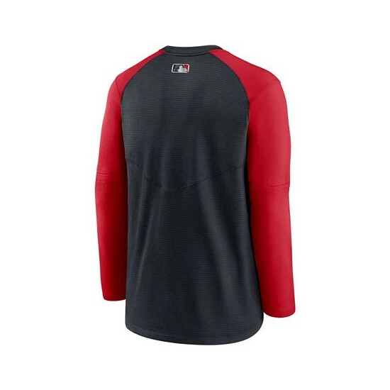 Flash Sale ๐ Nike Men's Navy, Red Cleveland Indians Authentic Collection Pregame Performance Raglan Pullover Sweatshirt โจ 4 Flash Sale ๐ Nike Men's Navy, Red Cleveland Indians Authentic Collection Pregame Performance Raglan Pullover Sweatshirt โจ - Image 2