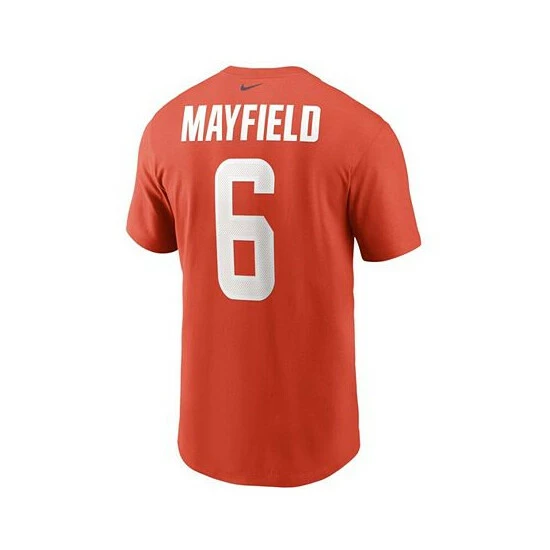 Best deal ๐ Nike Men's Baker Mayfield Orange Cleveland Browns Name And Number T-shirt ๐ 4 Best deal ๐ Nike Men's Baker Mayfield Orange Cleveland Browns Name And Number T-shirt ๐ - Image 2