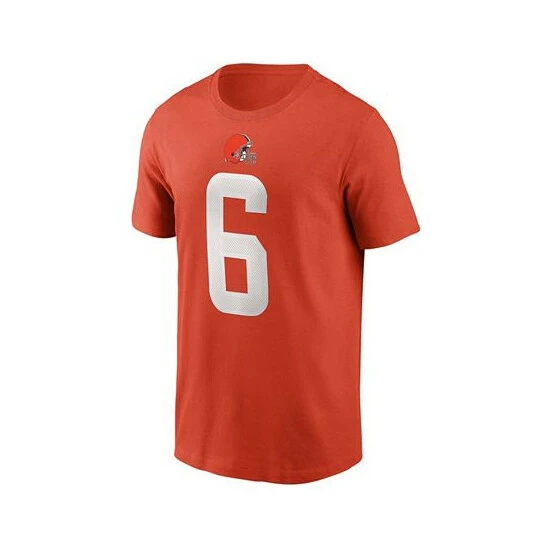 Best deal ๐ Nike Men's Baker Mayfield Orange Cleveland Browns Name And Number T-shirt ๐ 5 Best deal ๐ Nike Men's Baker Mayfield Orange Cleveland Browns Name And Number T-shirt ๐ - Image 3
