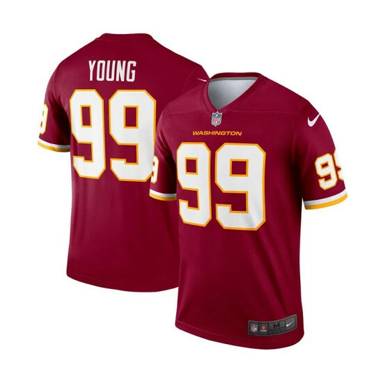 Budget ๐ฏ Nike Men's Chase Young Burgundy Washington Football Team Legend Jersey ๐ 3 Budget ๐ฏ Nike Men's Chase Young Burgundy Washington Football Team Legend Jersey ๐