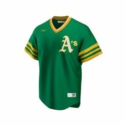 Wholesale ✔️ Nike Men's Kelly Green Oakland Athletics Road Cooperstown Collection Team Jersey ✔️ -Outlet Nike Store unnamed file 1472