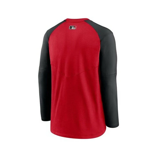 Brand new โ Nike Men's Red, Black Cincinnati Reds Authentic Collection Pregame Performance Raglan Pullover Sweatshirt ๐ฏ 4 Brand new โ Nike Men's Red, Black Cincinnati Reds Authentic Collection Pregame Performance Raglan Pullover Sweatshirt ๐ฏ - Image 2