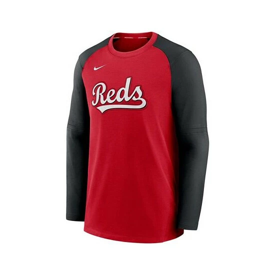 Brand new โ Nike Men's Red, Black Cincinnati Reds Authentic Collection Pregame Performance Raglan Pullover Sweatshirt ๐ฏ 5 Brand new โ Nike Men's Red, Black Cincinnati Reds Authentic Collection Pregame Performance Raglan Pullover Sweatshirt ๐ฏ - Image 3