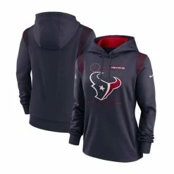 Best Sale ๐ Nike ๐ฉ Women's Navy Houston Texans Sideline Performance Pullover Hoodie ๐