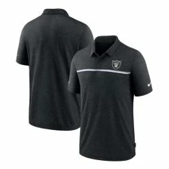 Budget ✨ Nike Men's Black Las Vegas Raiders Sideline Early Season Team Performance Polo 👏