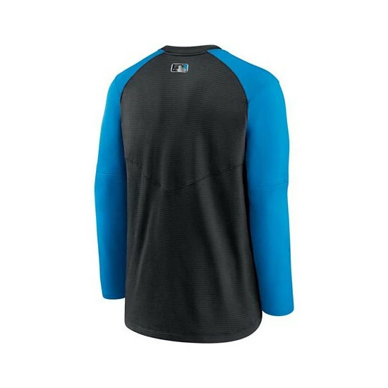 Top 10 ๐ฏ Nike Men's Black, Blue Miami Marlins Authentic Collection Pregame Performance Raglan Pullover Sweatshirt ๐ 5 Top 10 ๐ฏ Nike Men's Black, Blue Miami Marlins Authentic Collection Pregame Performance Raglan Pullover Sweatshirt ๐ - Image 3