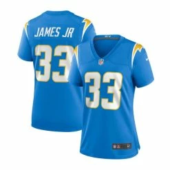 Brand new 😍 Nike 👩 Women's Derwin James Powder Blue Los Angeles Chargers Game Jersey 🤩