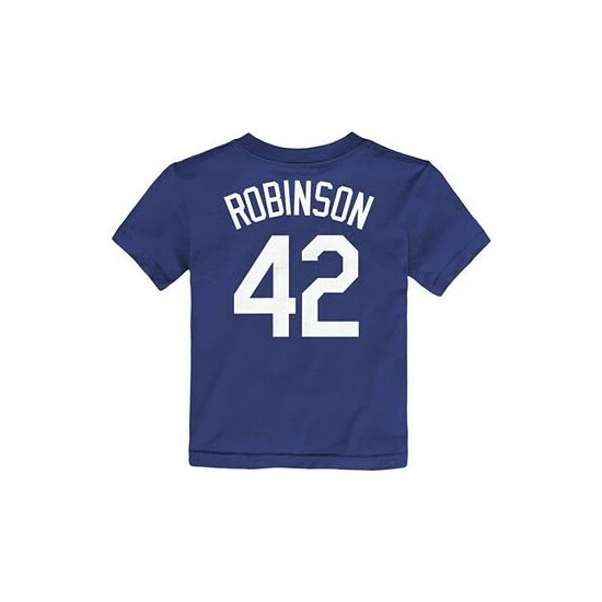 Cheapest ๐ Nike Toddler Boys And ๐ง Girls Jackie Robinson Royal Los Angeles Dodgers Player Name And Number T-Shirt ๐ฏ 4 Cheapest ๐ Nike Toddler Boys And ๐ง Girls Jackie Robinson Royal Los Angeles Dodgers Player Name And Number T-Shirt ๐ฏ - Image 2